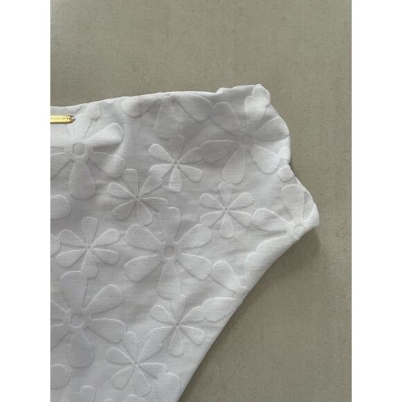 Kenny Flowers Bikini Bottom High Waist Santorini Floral Swimwear - Picture 5 of 9